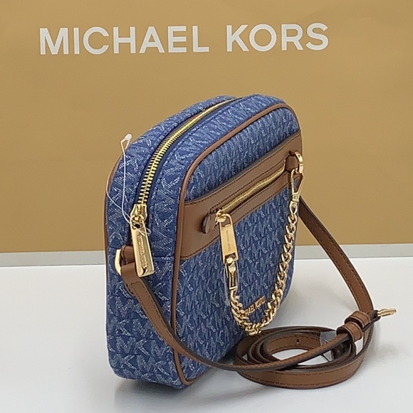 Michael Kors Jet Set Item Large East West Zip Chain Crossbody XBody
Den… - Picture 6 of 16